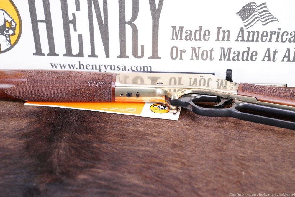 Henry Side Gate Brass H024-4570 .45-70 Gov't 20" Lever Action Rifle, 2022-img-12