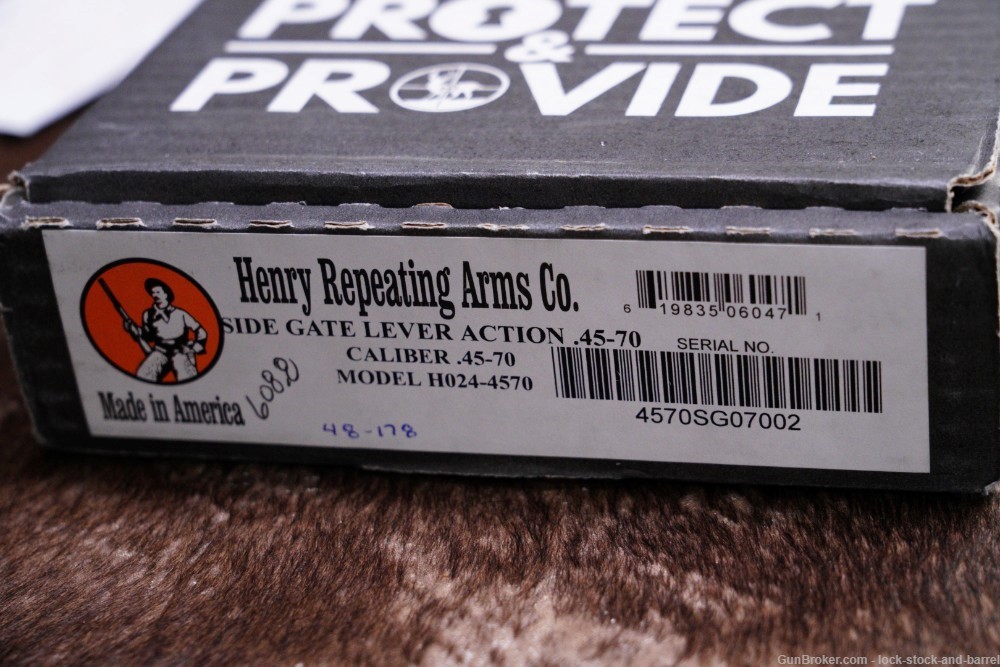 Henry Side Gate Brass H024-4570 .45-70 Gov't 20" Lever Action Rifle, 2022-img-29