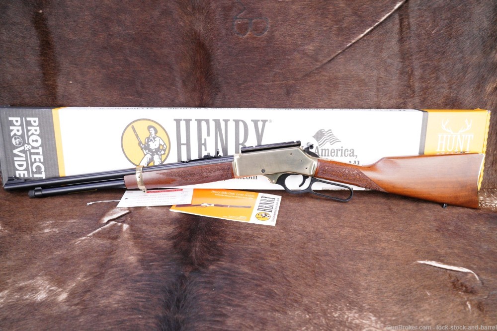 Henry Side Gate Brass H024-4570 .45-70 Gov't 20" Lever Action Rifle, 2022-img-7