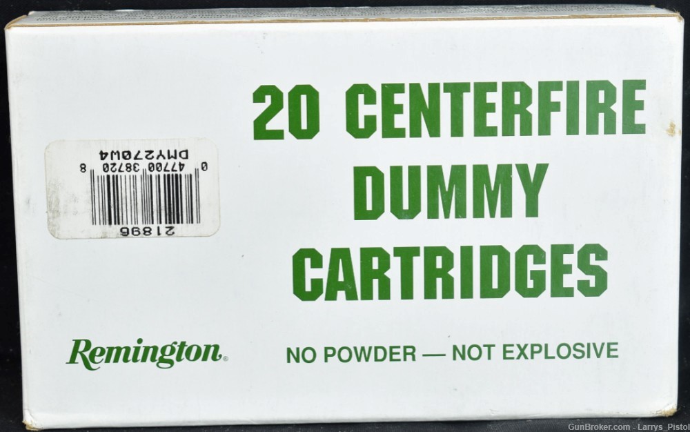 20 RDS Factory Loaded Dummy Remington .270 Win.Cartridges-img-0