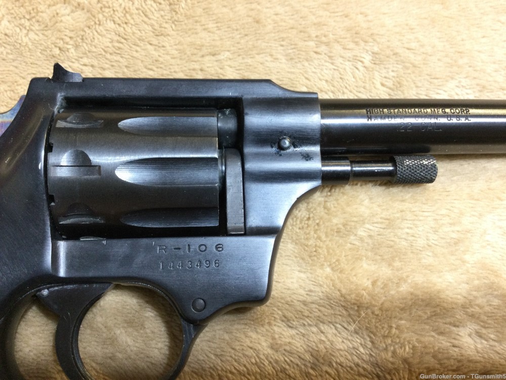 HIGH STANDARD R-106 DELUXE SENTINEL REVOLVER in 22 RF Cal.-img-8
