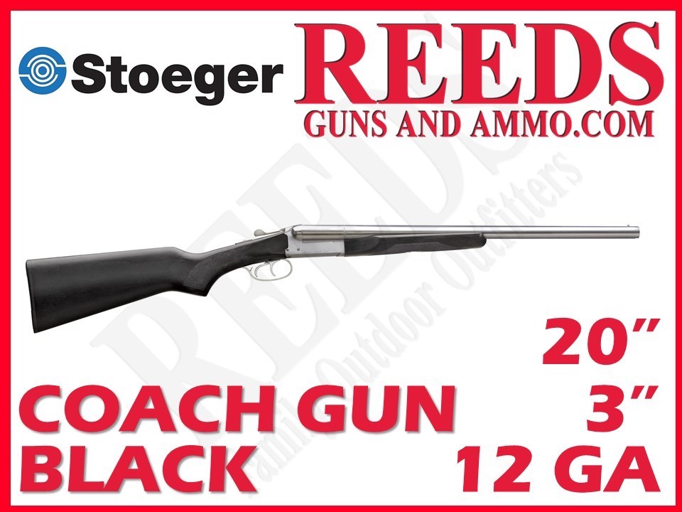 Stoeger Coach Gun Black Nickel 12 Ga 3in 20in 31415-img-0