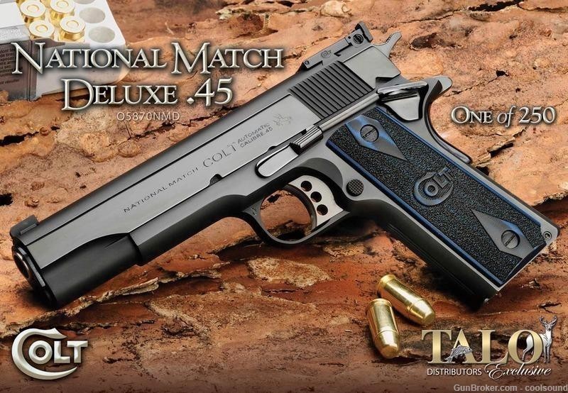 NIB Colt TALO National Match Deluxe .45 1 of 250-img-5