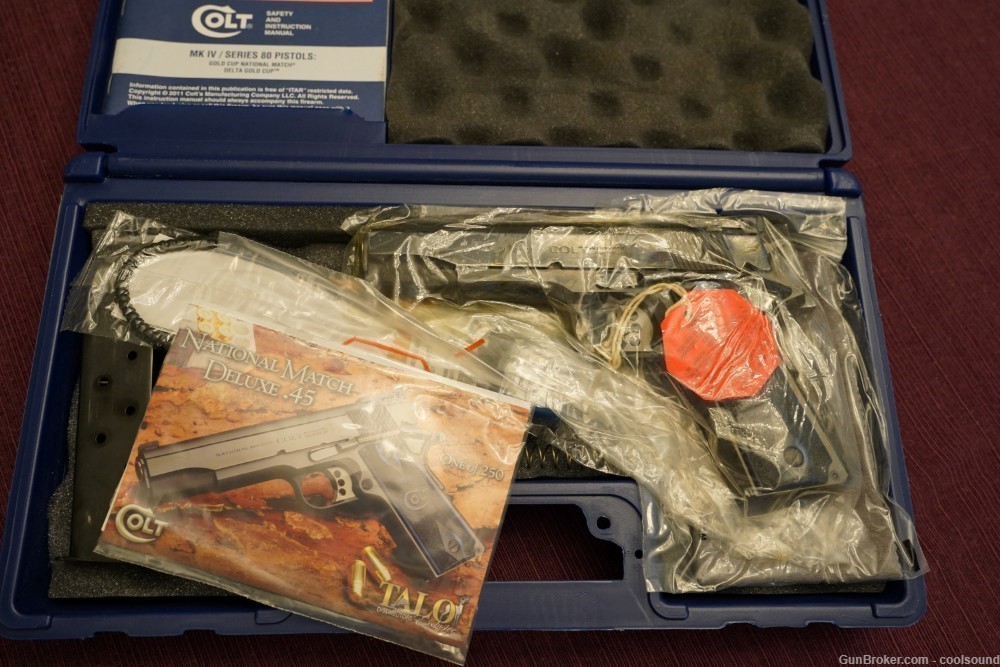 NIB Colt TALO National Match Deluxe .45 1 of 250-img-4