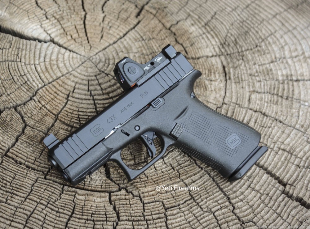 Glock 43X MOS 9mm W/ RMRcc Shield Arms Agency Arms S15 Mags CHPWS No CC Fee-img-0