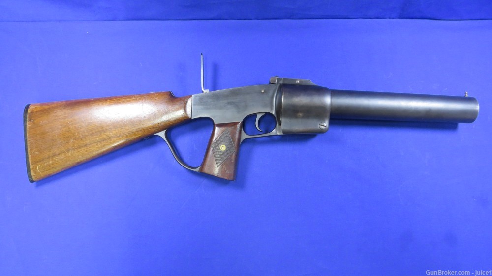 Federal Labratories Inc 37mm Riot Gun/Tear Gas Launcher - 1930's -img-1