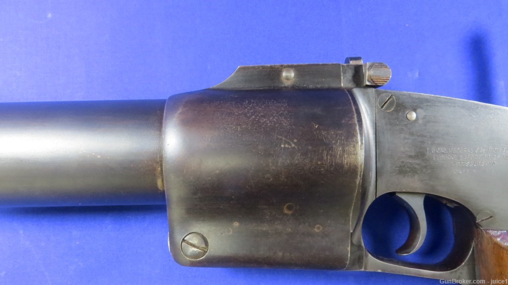 Federal Labratories Inc 37mm Riot Gun/Tear Gas Launcher - 1930's -img-7
