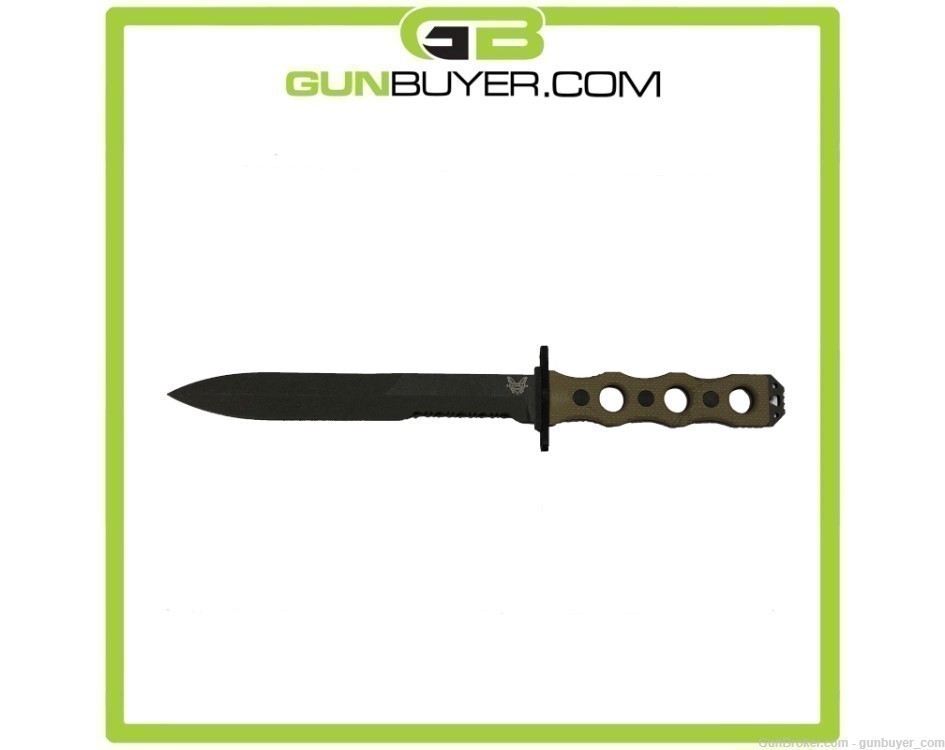 Benchmade SOCP Fixed Blade Prototype Tactical Knife 185SBK-1-img-0