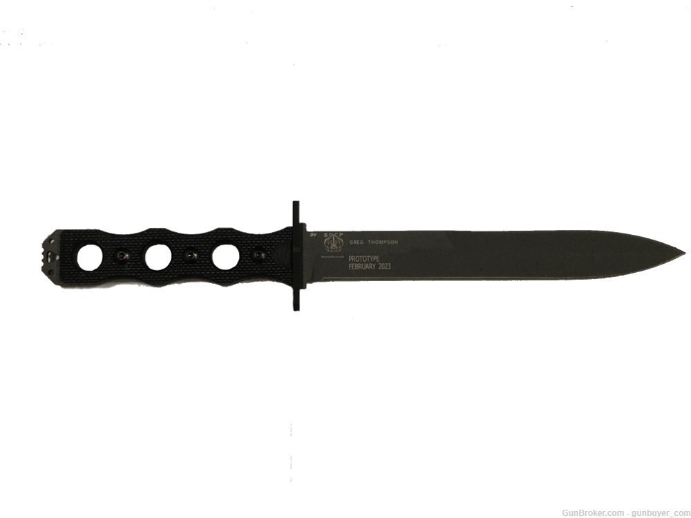 Benchmade SOCP Fixed Blade Prototype Tactical Knife 185BK-img-2