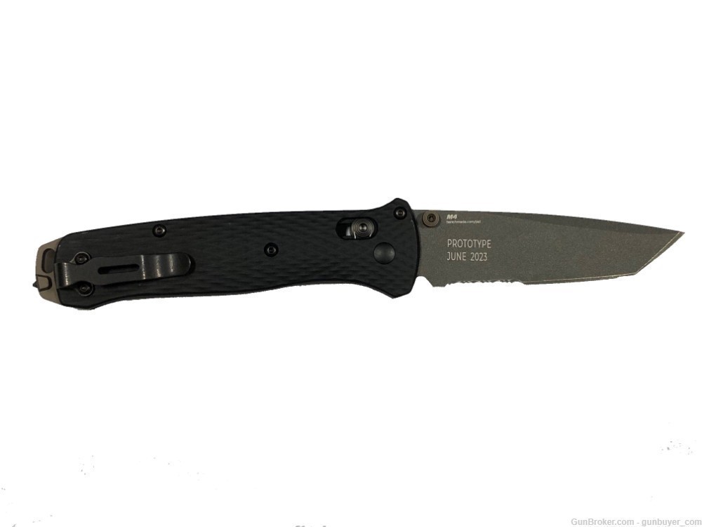 Benchmade Bailout Prototype Everyday Tactical Manual Open 537SGY-03-img-2