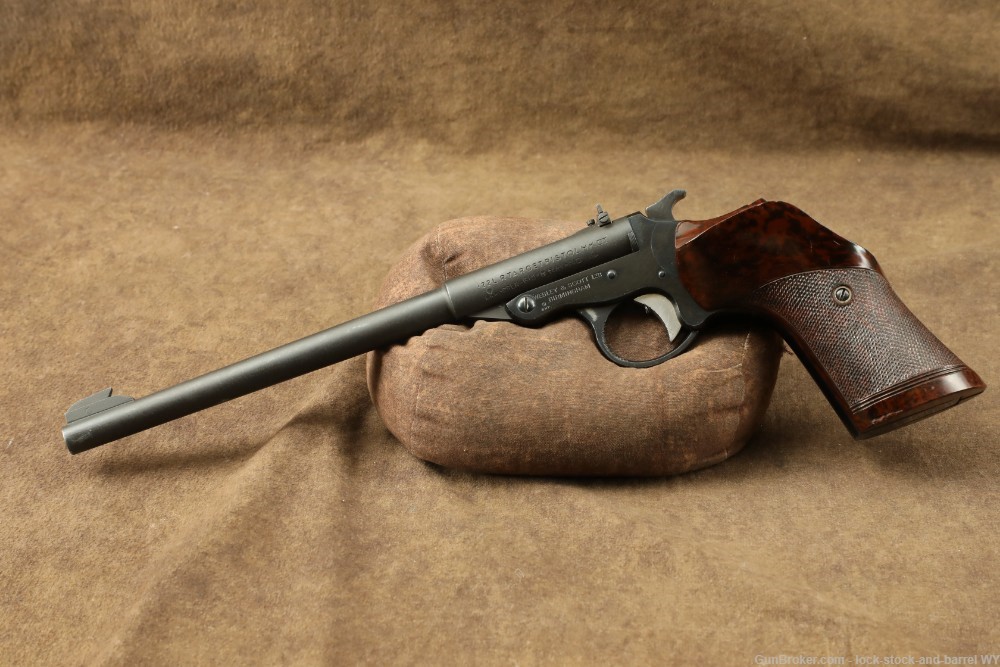 Webley & Scott MK III .22 LR Tip-Up Single Shot Target Pistol, C&R-img-4