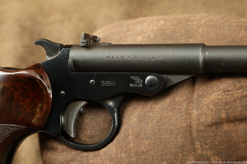 Webley & Scott MK III .22 LR Tip-Up Single Shot Target Pistol, C&R-img-13