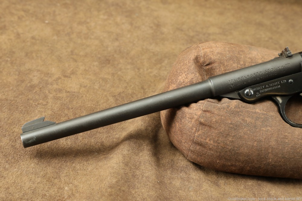 Webley & Scott MK III .22 LR Tip-Up Single Shot Target Pistol, C&R-img-5