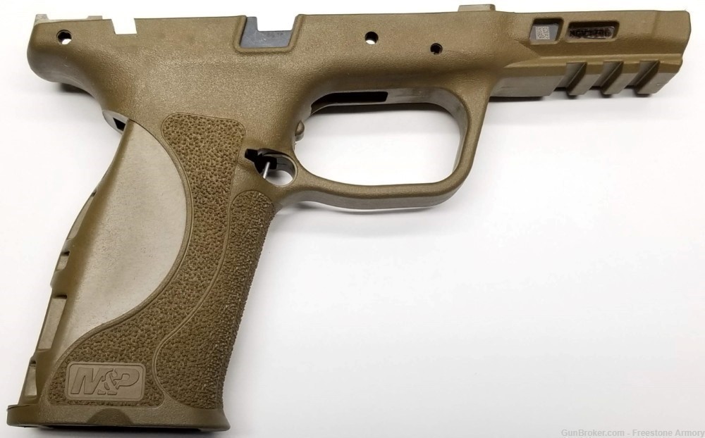 S&W M&P M2.0 Full Size FDE Stripped Frame Lower 9mm 4.25" 5" Dark Earth-img-1