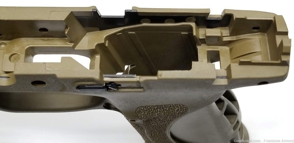 S&W M&P M2.0 Full Size FDE Stripped Frame Lower 9mm 4.25" 5" Dark Earth-img-5