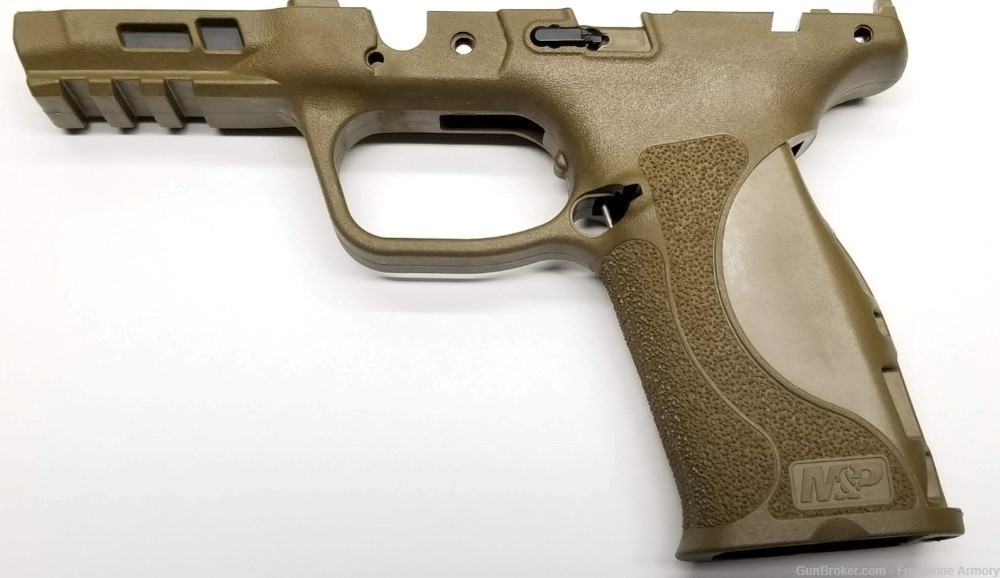 S&W M&P M2.0 Full Size FDE Stripped Frame Lower 9mm 4.25" 5" Dark Earth-img-0