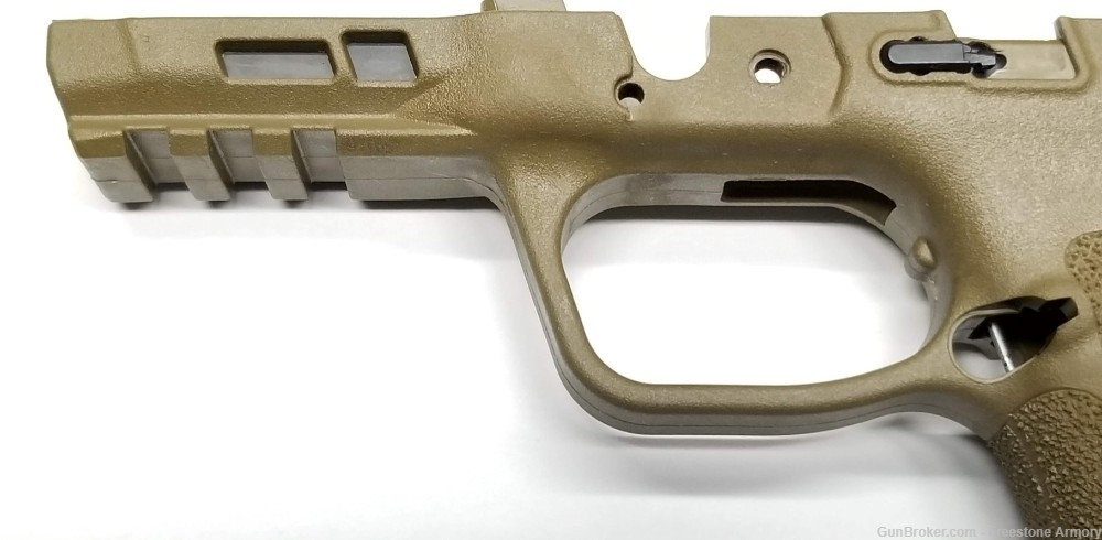 S&W M&P M2.0 Full Size FDE Stripped Frame Lower 9mm 4.25" 5" Dark Earth-img-4