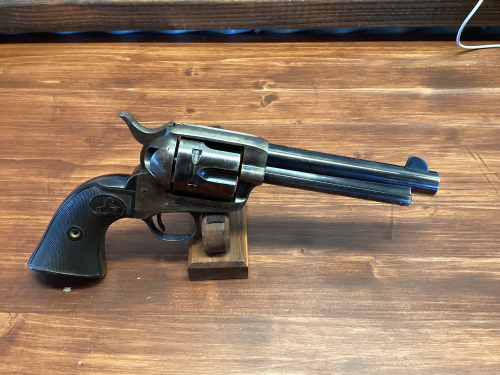 First Gen Intermediate Smokeless Colt SAA .38-44 WCF 5.5” Broken Timing-img-0