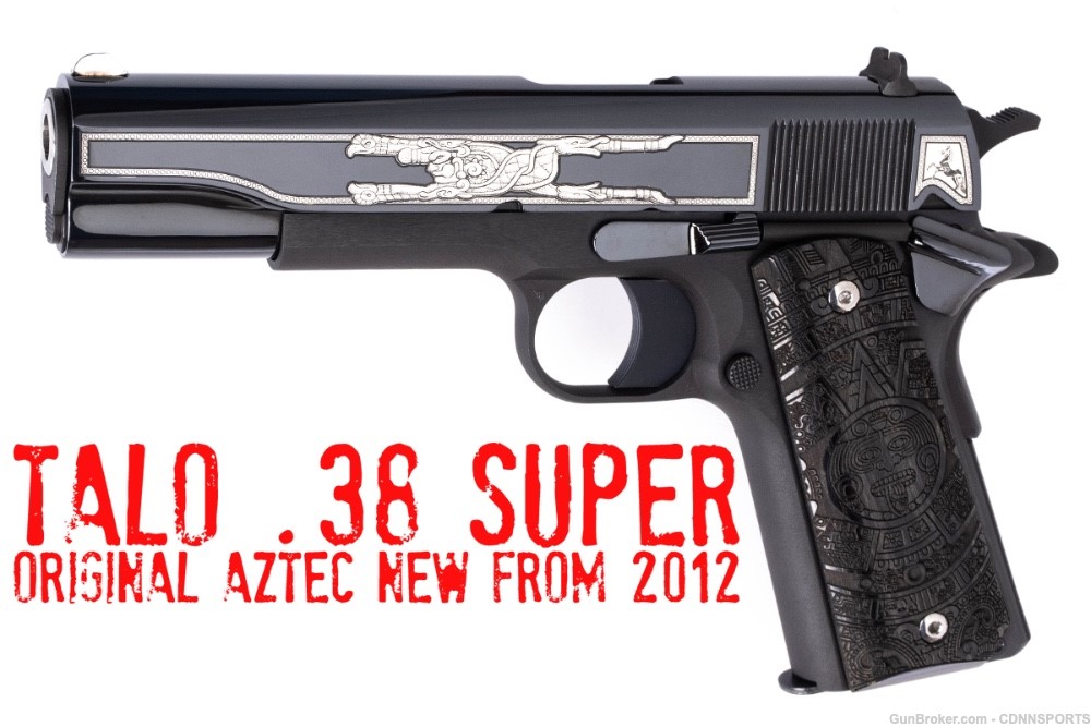 TALO Colt Aztec .38 Super 1 of 300 THE ORIGINAL from 2012 NEW IN BOX-img-0