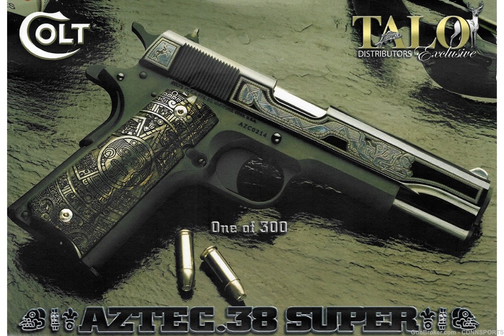 TALO Colt Aztec .38 Super 1 of 300 THE ORIGINAL from 2012 NEW IN BOX-img-10