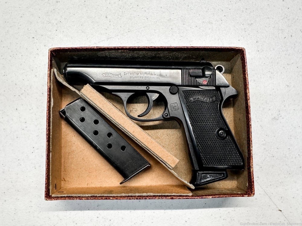 Walther Model PP 7.65 32ACP Pistol with original box-img-12
