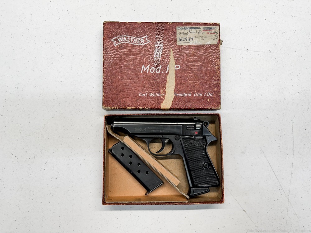 Walther Model PP 7.65 32ACP Pistol with original box-img-13