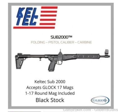 Keltec Sub-2000 9mm Rifle With Magpul GLOCK 17 Mag -img-0