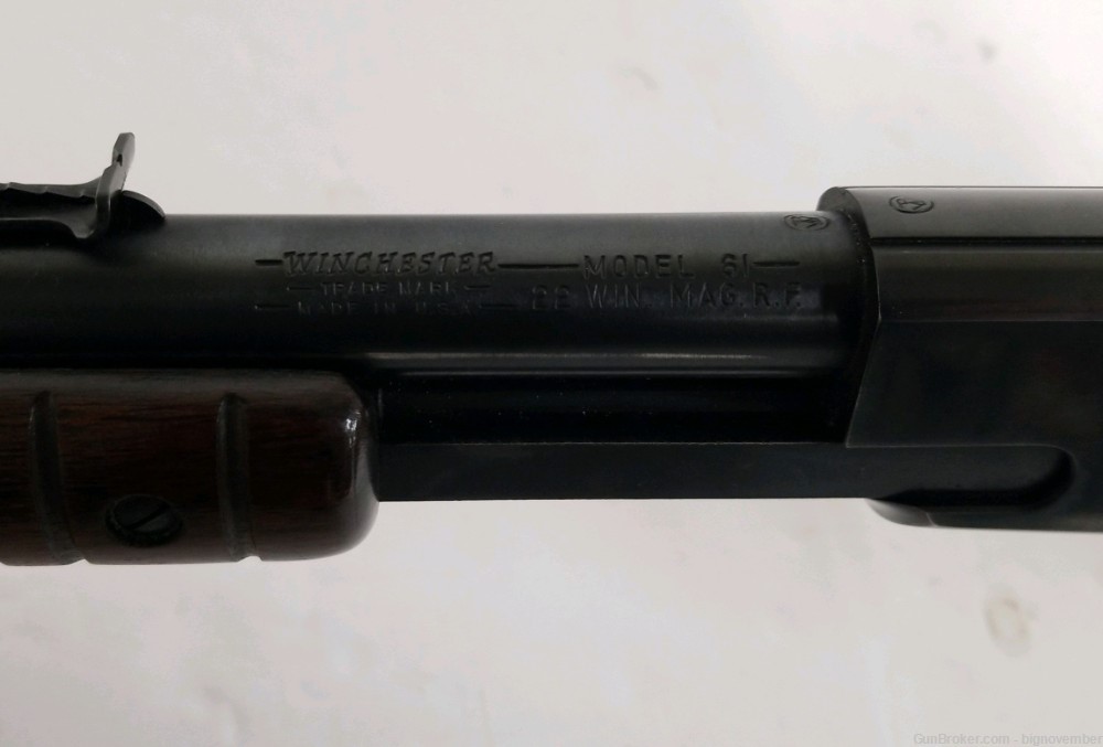 Winchester Model 61 Takedown Slide Action Rifle in 22 Magnum-img-8