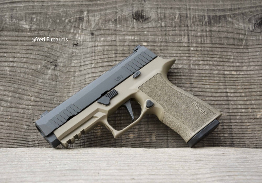 Sig Sauer P320 XTEN 10mm Compact Compensated Magpul FDE Cerakote -img-6
