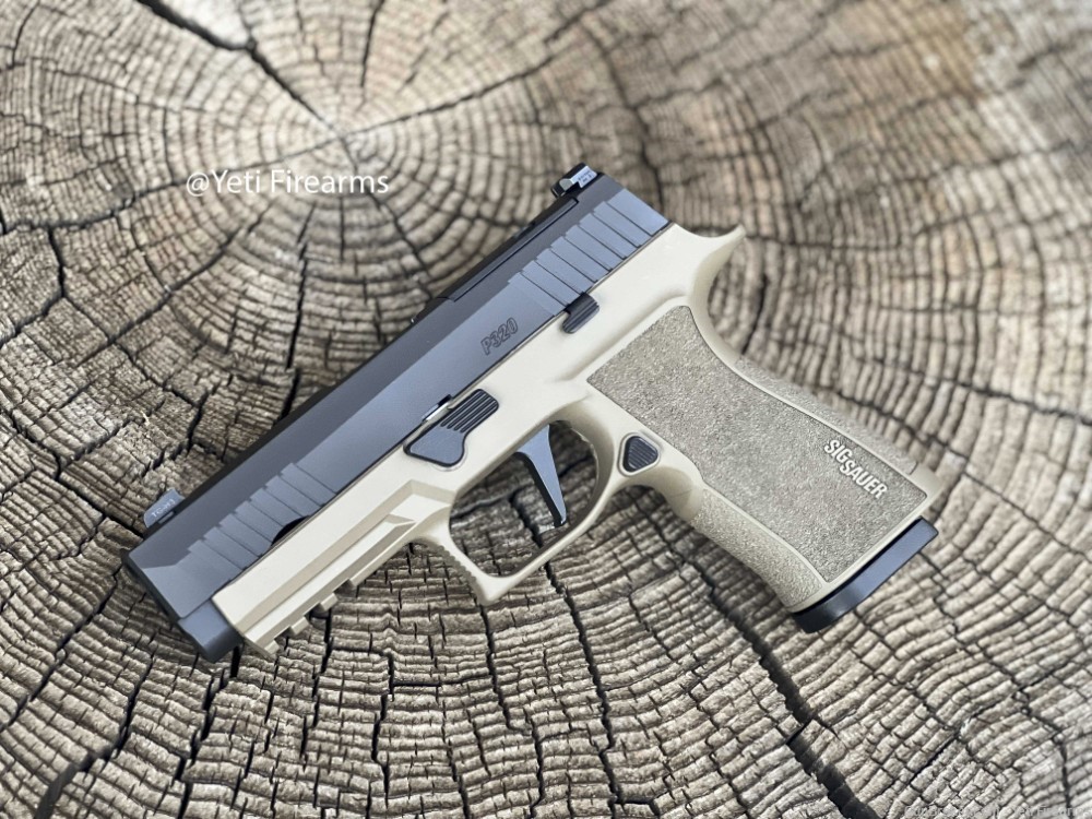 Sig Sauer P320 XTEN 10mm Compact Compensated Magpul FDE Cerakote -img-2