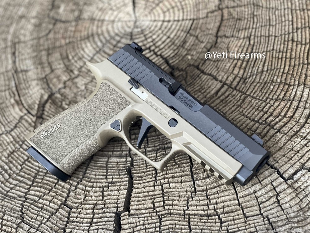 Sig Sauer P320 XTEN 10mm Compact Compensated Magpul FDE Cerakote -img-3