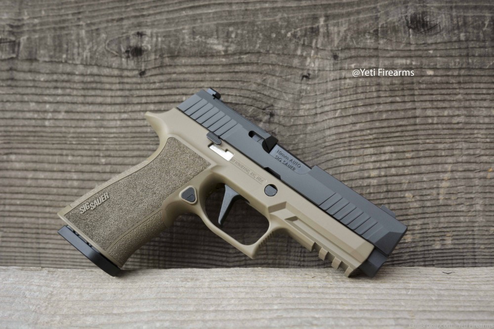 Sig Sauer P320 XTEN 10mm Compact Compensated Magpul FDE Cerakote -img-7