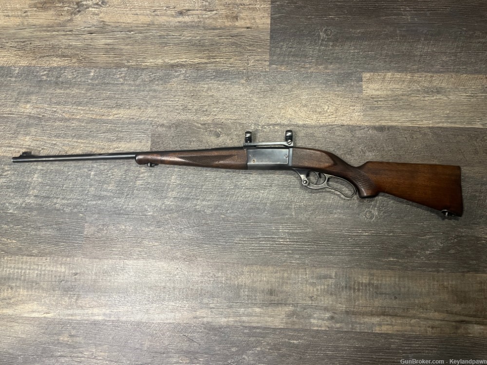 Savage model 99 .300 lever rifle, brass shell counter-img-5