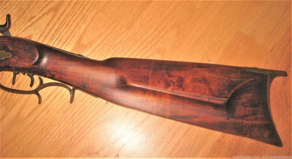 Antique Original Percussion Target Muzzleloader Rifle, Black Powder-img-6