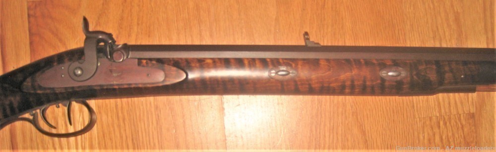 Ron Scott Custom 54 Cal Hawken Rifle, Taper Bill Large Barrel Ron Long Lock-img-2