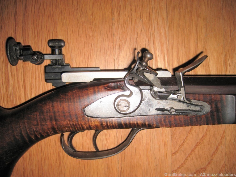 Precision Flintlock Target Rifle, J Ingram, Custom Muzzleloader-img-2