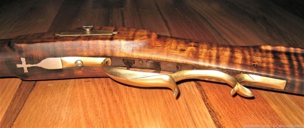 Vincent Style 50 Cal Muzzleloader Rifle, Green Mountain, Davis Lock/Trigger-img-11