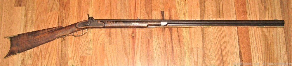 Vincent Style 50 Cal Muzzleloader Rifle, Green Mountain, Davis Lock/Trigger-img-0