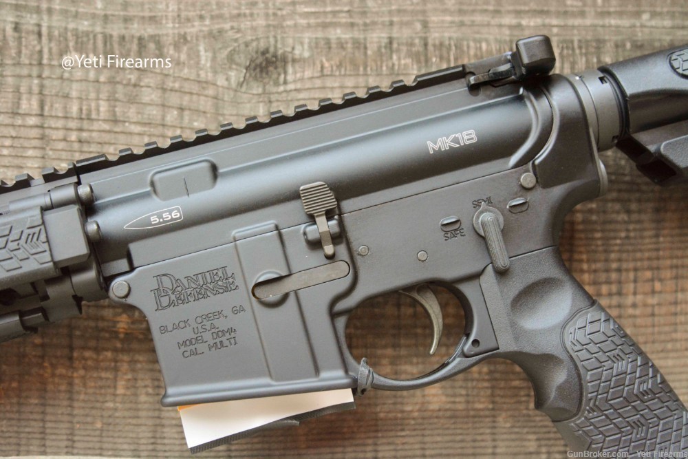 Daniel Defense MK18 SBR 5.56mm Black No CC Fee NFA DD 10.3 -img-4