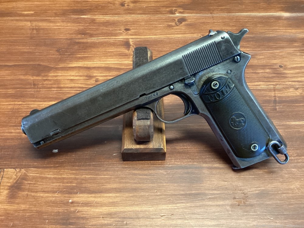 1909 Colt 1902 Military .38 ACP 6” Original Grips and Finish Good Bore-img-4