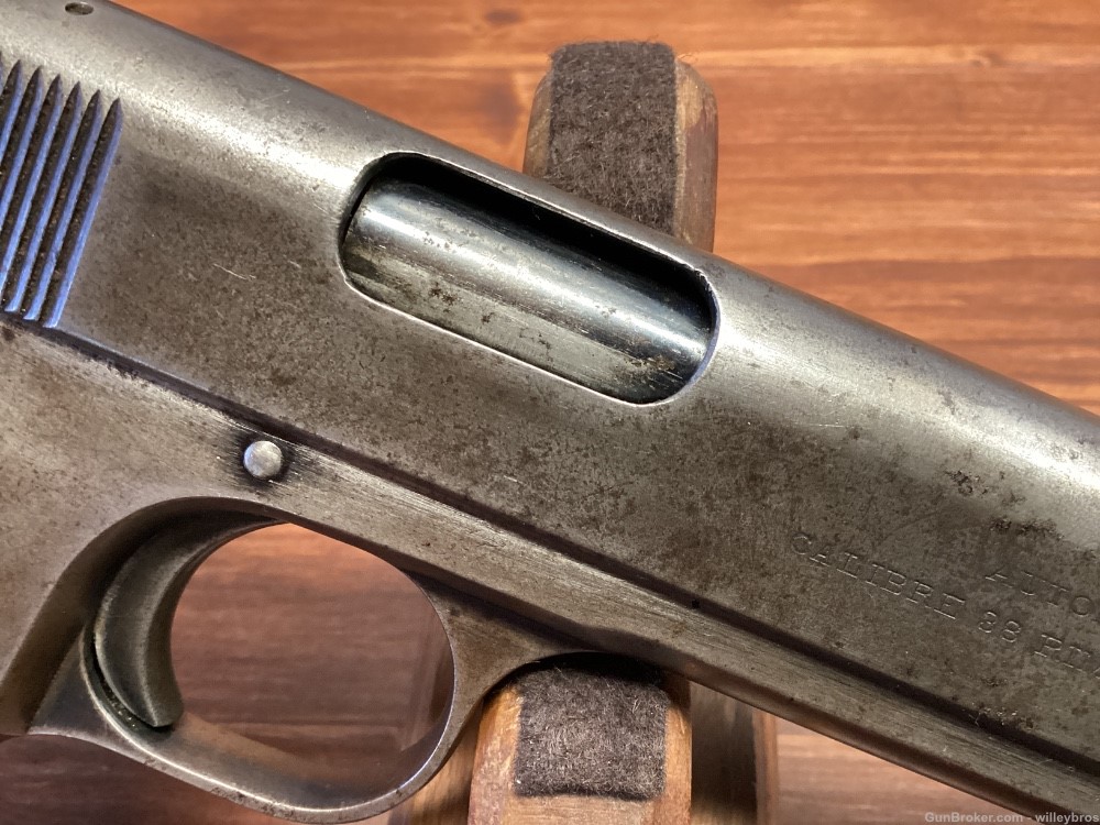 1909 Colt 1902 Military .38 ACP 6” Original Grips and Finish Good Bore-img-2