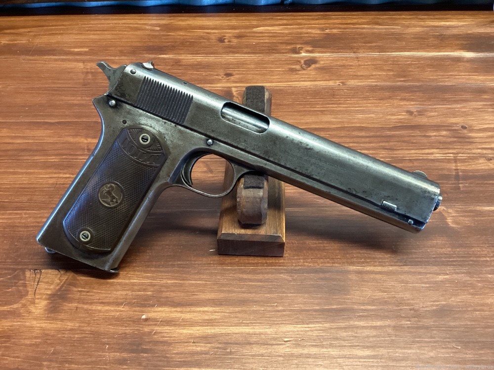 1909 Colt 1902 Military .38 ACP 6” Original Grips and Finish Good Bore-img-0