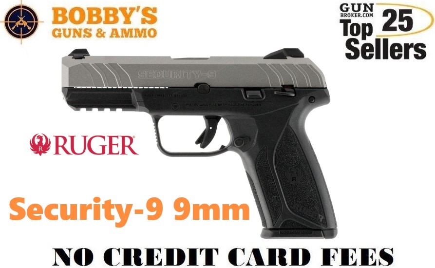 Ruger 3822 Security-9 9mm Luger 4" Barrel 15+1"THUMB SAFETY" 2-Tone-img-0