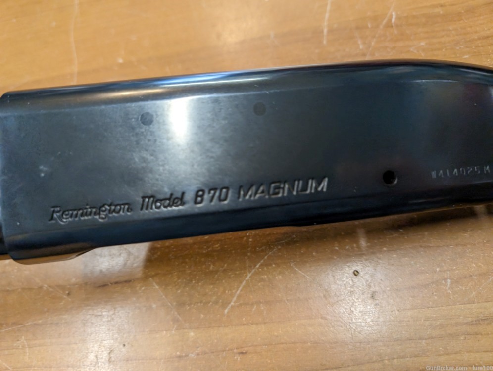 Remington 870 Wingmaster Magnum 12ga Shotgun Receiver Gloss blue nice -img-19