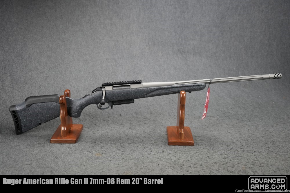 Ruger American Rifle Gen II 7mm-08 Rem 20” Barrel-img-0