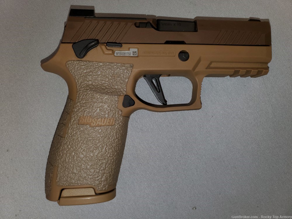 SIG Sauer P320-M18 9mm Luger Semi Auto Compact Pistol Coyote Tan-img-2