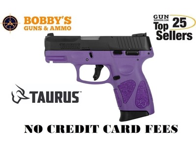Taurus 1G2C93112DP G2C Compact 9mm Luger 12+1 3.26" Purple "Thumb Safety"
