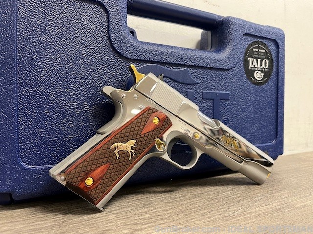 COLT 1911 GOVERNMENT TEXAS LONGHORN EDITION ONLY 500 MADE RARE TALO-img-2