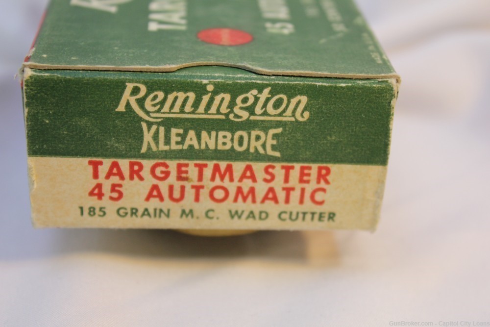 Remington Target Master Xleanbore .45 Automatic Wad Cutter - 50 Rounds-img-2