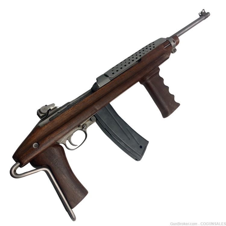 Iver Johnson Stainless Steel M1 Carbine Paratrooper 30-RD .30 Carbine-img-0